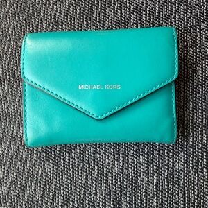 Michael Kors Turquoise Card Holder